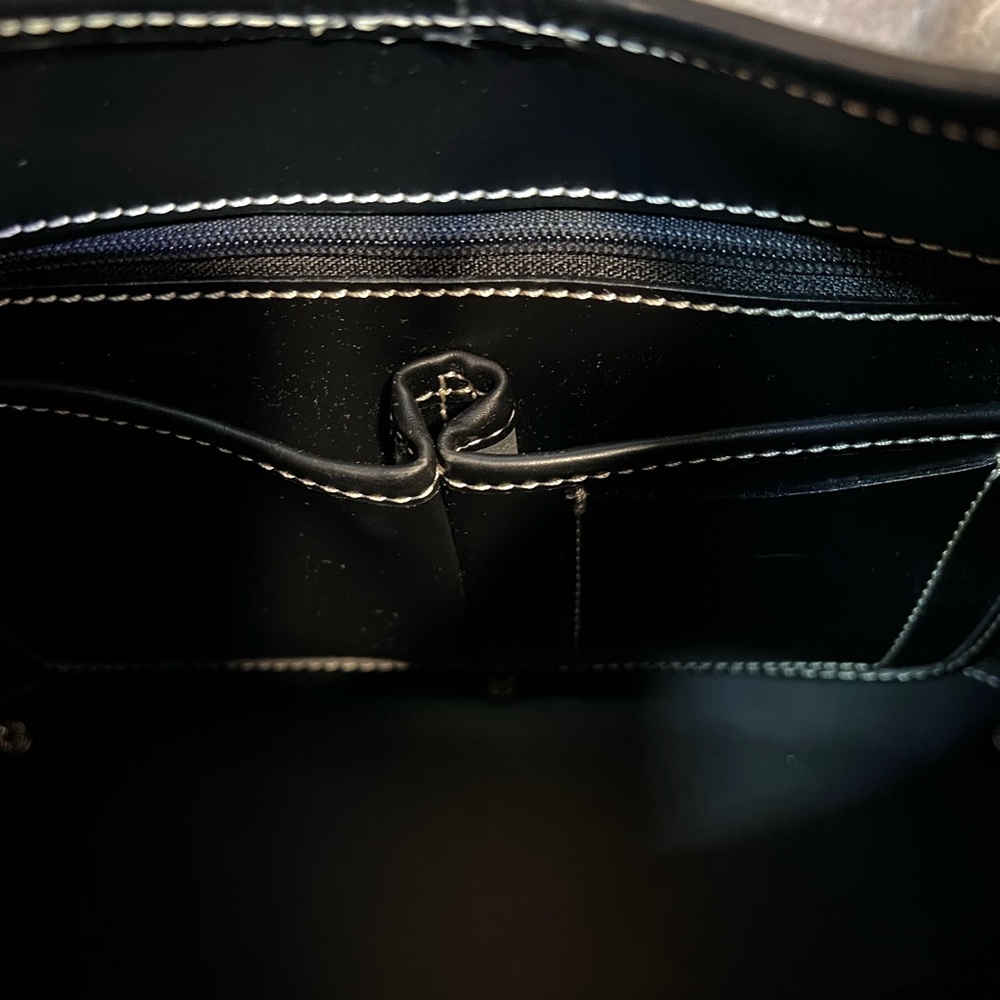 Dooney & Bourke Signature Shoulder Bag blackβ€οΈLike Newπππ - Picture 7 of 11